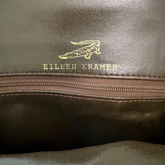 VTG Auth EILEEN KRAMER Genuine Crocodile Convertible MINI Sling Backpack Purse - Picture 9 of 9